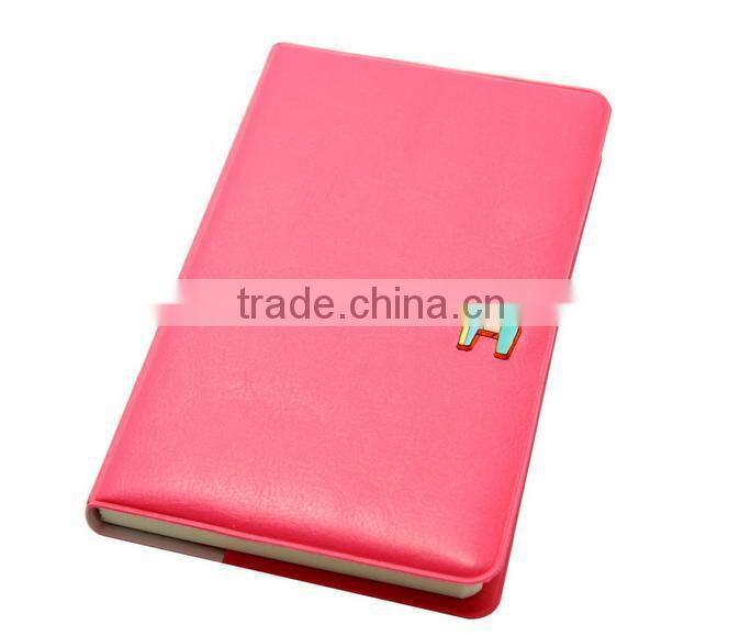 School office student supplies PU cover paper notebook with elastic band