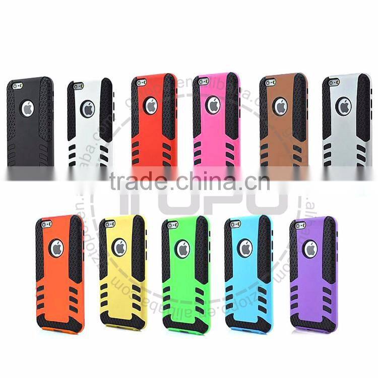 wholesale hot selling China Supply Rocket launcher combo Ultra-thin TPU+PC 2in1 armor cell phone case for iphone 6 6s plus