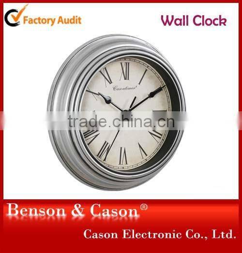 Classical Wall Clock 9 Inch Plastic Clock