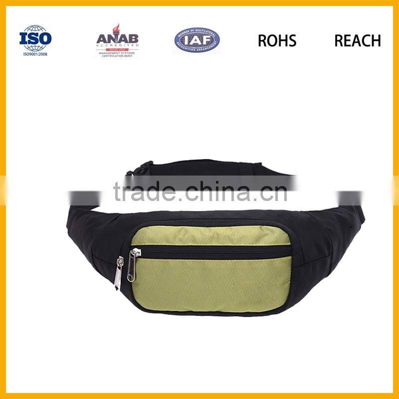 2016 Warmly Accepted Fashionable Unisex Men and Women Nylon Waist Bag for Sports, Business