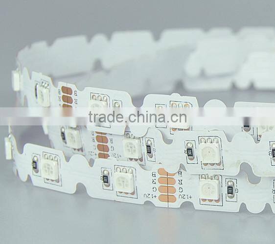 Nonwaterproof high lumen 120 leds/m SMD2835 dual white LED Strip : warm white / cool white