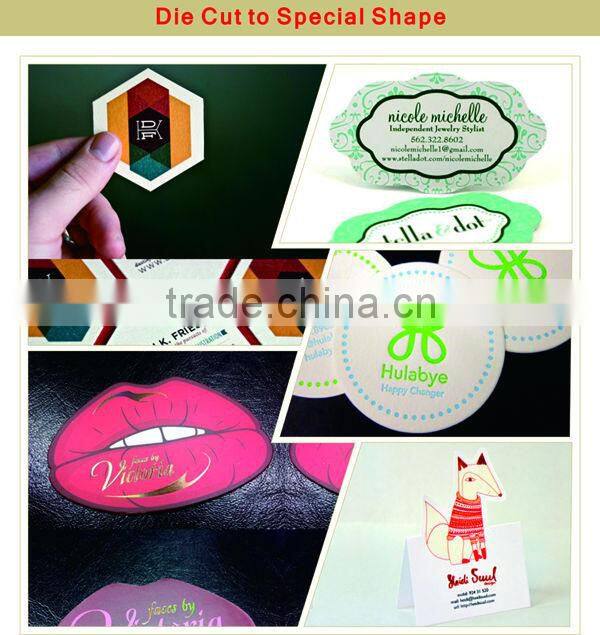 Special newest gold leaf business cards