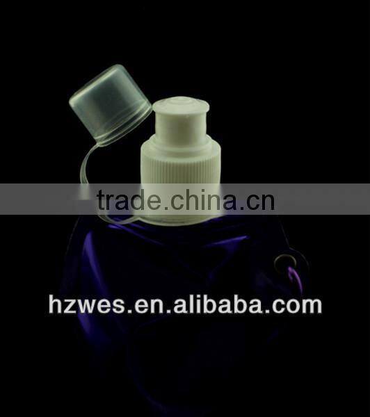 aluminum foil folding sports kettle with carabiner 500ML/Food grade/Fashion