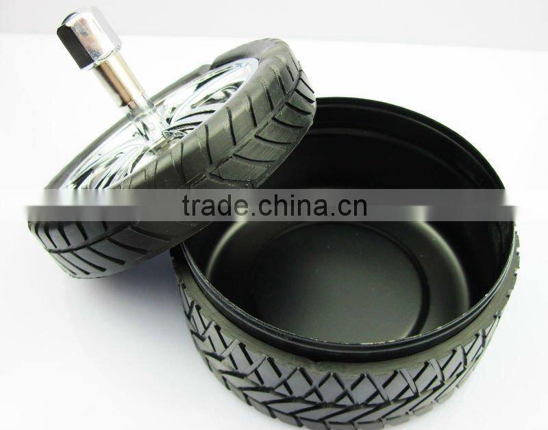wheel ashtray metal ashtray