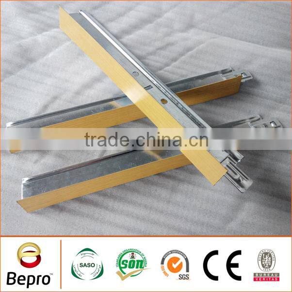 SASO/SONCAP/CE/SGS/ISO certificate t bar suspended ceiling grid