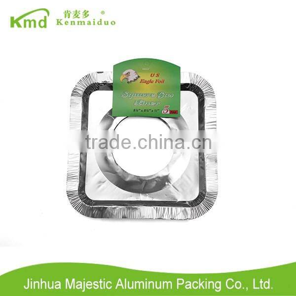 2016 Hot Aluminium Foil 8.5'' Burner Bid With Colorful Card Set