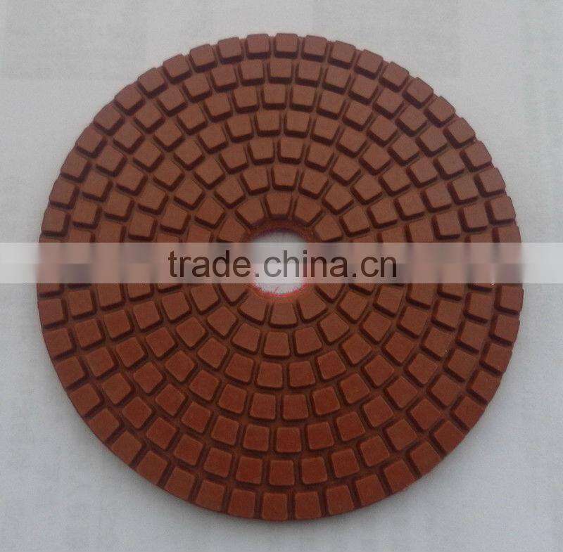 mareble polish 3 steps wet polishing pad 4inch