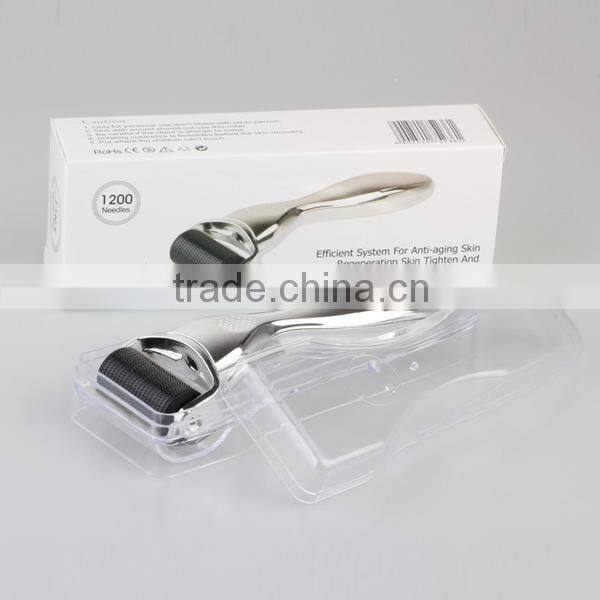 Guangzhou Ekai factory wholesale 1200 Micro Needle Derma Skin Roller 2.0mm Therapy Body Dermaroller