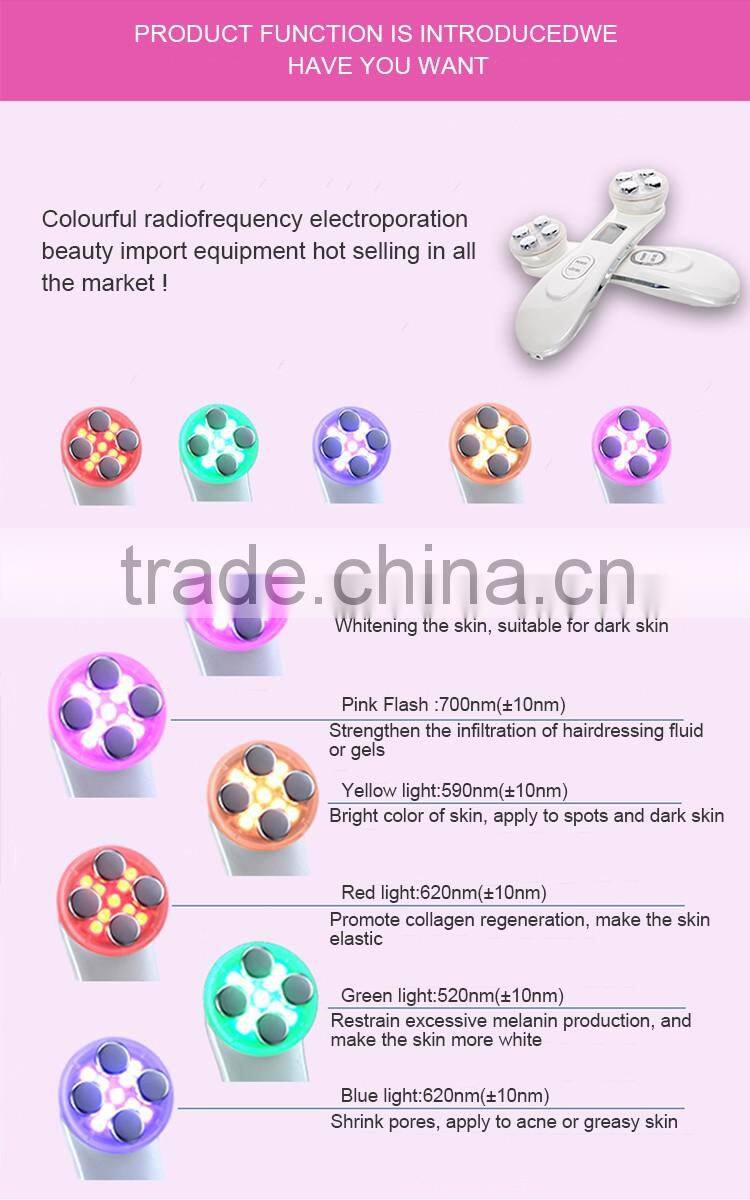 Skinyang RF radio frequencyUltrasonic Anti Aging Facia Massage Machineipl elight