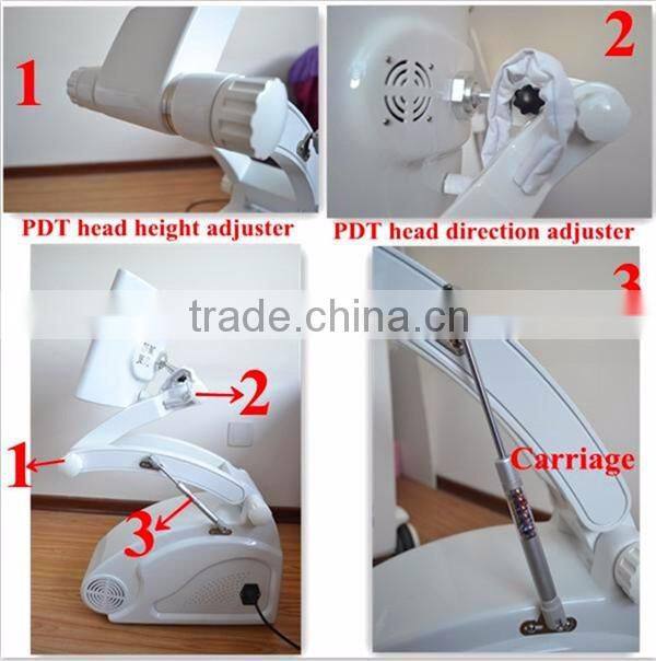 CE approved 2016 led pdt machine skin care for beauty salon/led light therapy machine