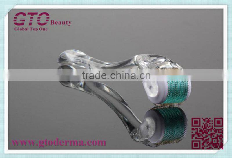 GTO hot sale microneedle therapy derma roller 540 titanium for hair loss treatment