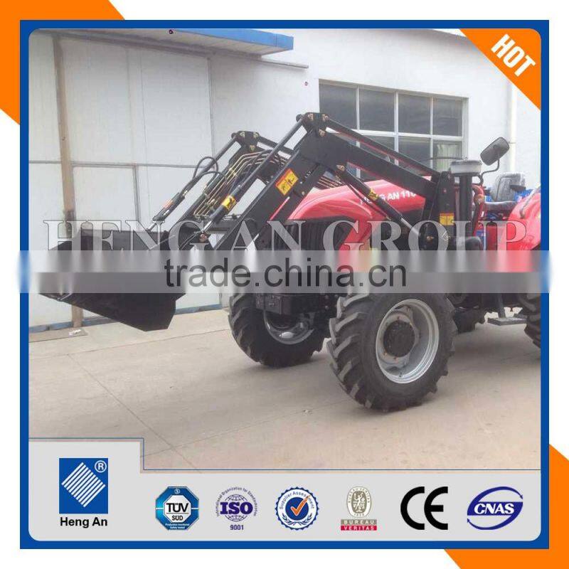 Tractor With Front End Loader And Backhoe