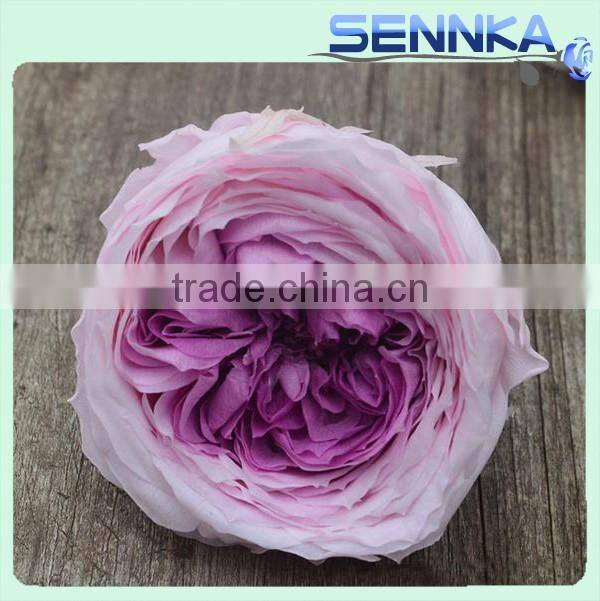 wholesale valentine's day gifts purple color preserved roses flower austin rose dried flowers