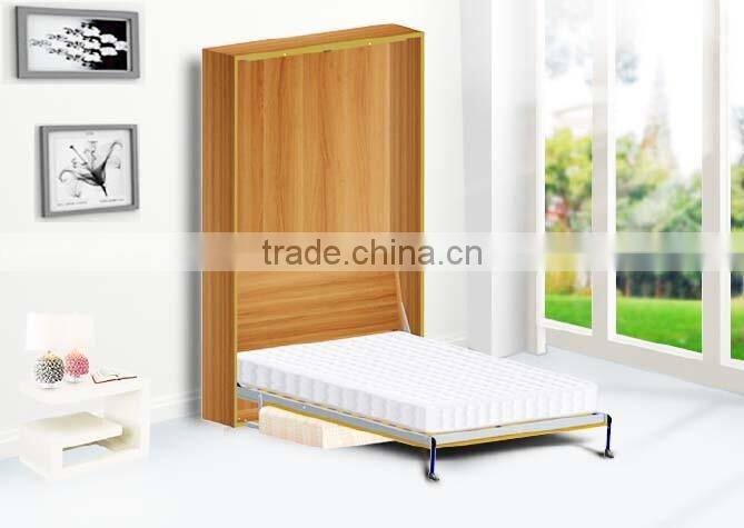 vertical type hidden wall bed hardware with a sofa mechanism