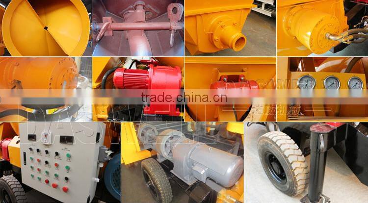High Quality Concrete Pump with Mixer for Sale