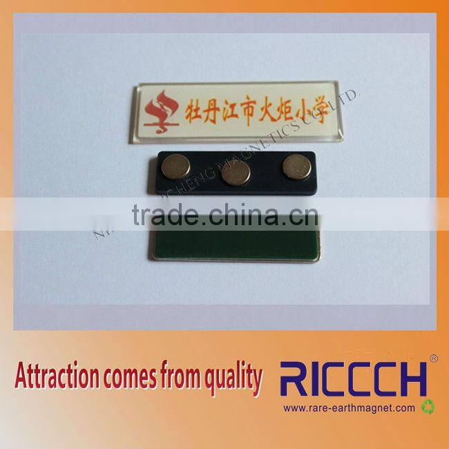 NdFeB Magnet name tags/attachment/nameplates
