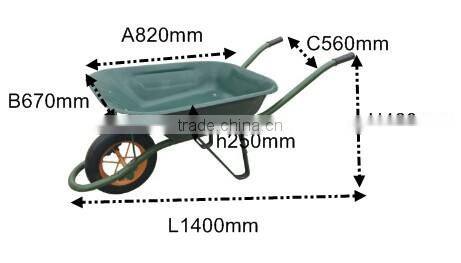 garden metal wheelbarrow planters WB6400