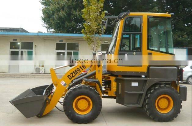 1600kg rated loading shovel loader 916 with hydraulic pilot joystick