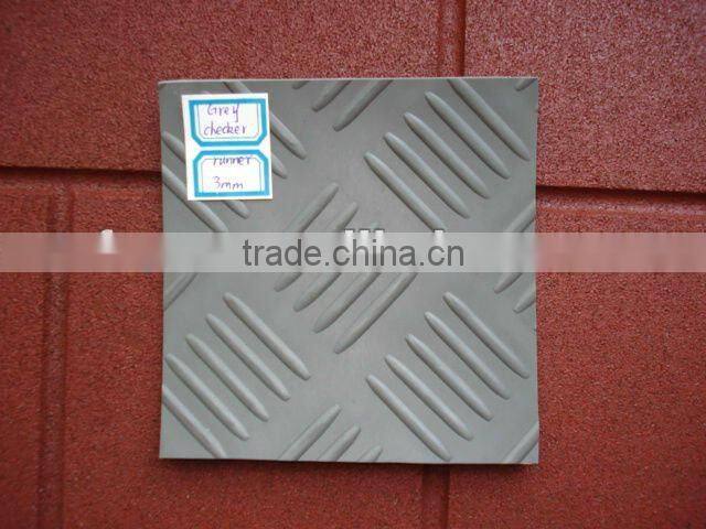 checker runner rubber flooring 3mm thickness anti slip five checker rubber mats