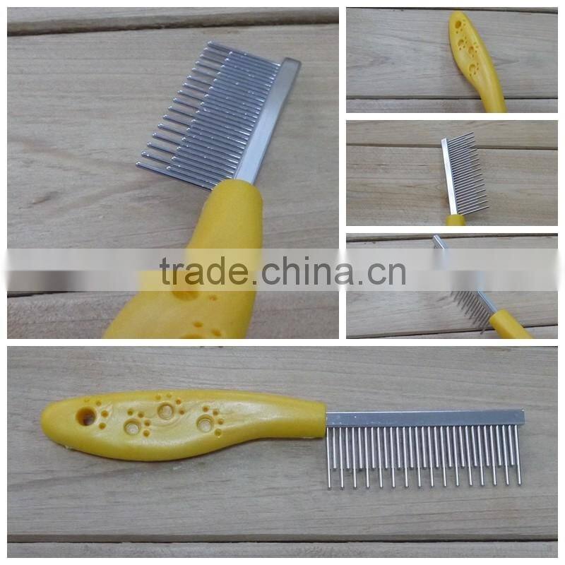 pet grooming tool plastic dog fancy comb