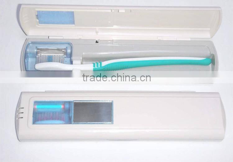 Travel UV Toothbrush disinfector Sanitizer and Holder
