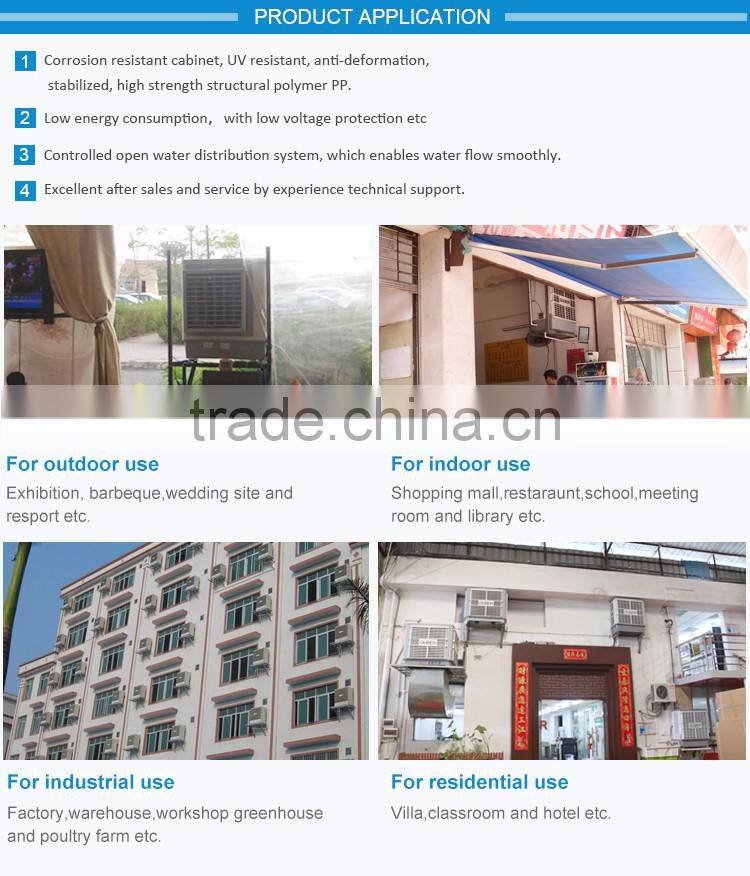 swamp air cooler industrial water fan 10000 m3/h