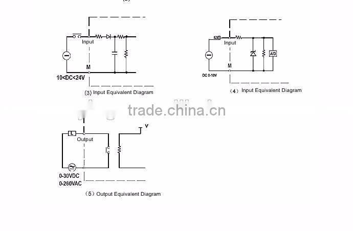 AF-20MR-D DC power supply 6 point DC input (analog) 4 point relay output Micro PLC mini air conditioning plc controller