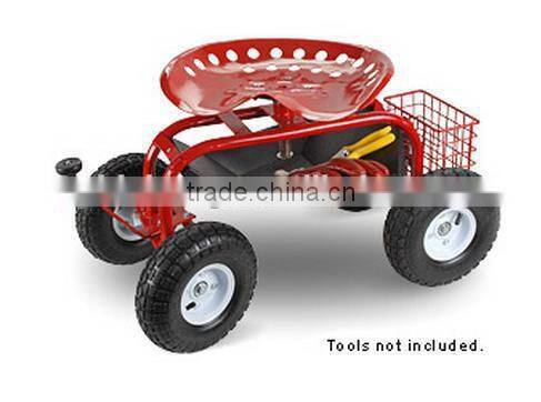 metal garden sitting cart TC4502,four wheels