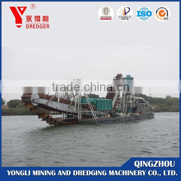 High Efficiency Bucket Chain Dredger For Sand Dredging