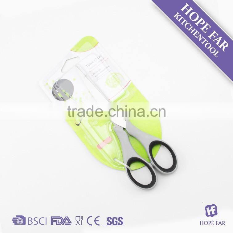 0200088 Comfortable rubber handle students cutting scissors