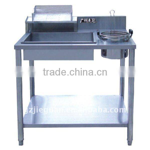 fast food restaurant manual breading table