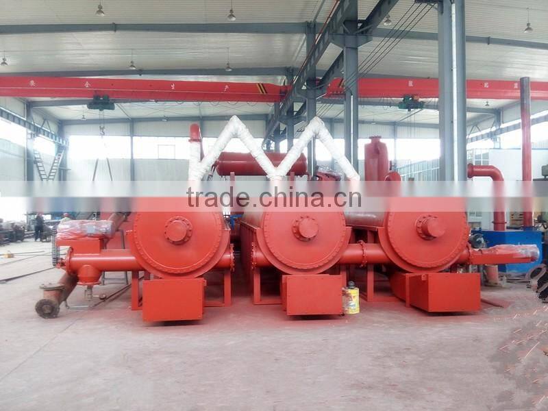 Pollution-free continuous pyrolysis machine