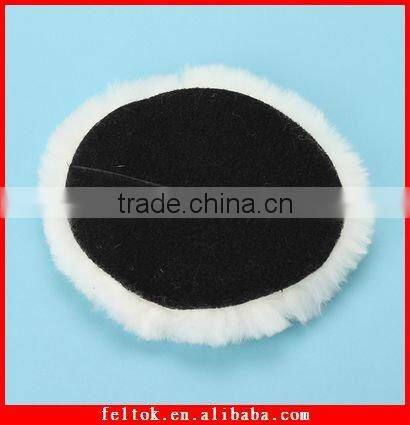 double-sided wool polishing pad for marble/granite/special shaped processing