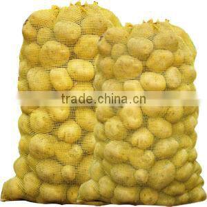 green mesh bag packing onion potato