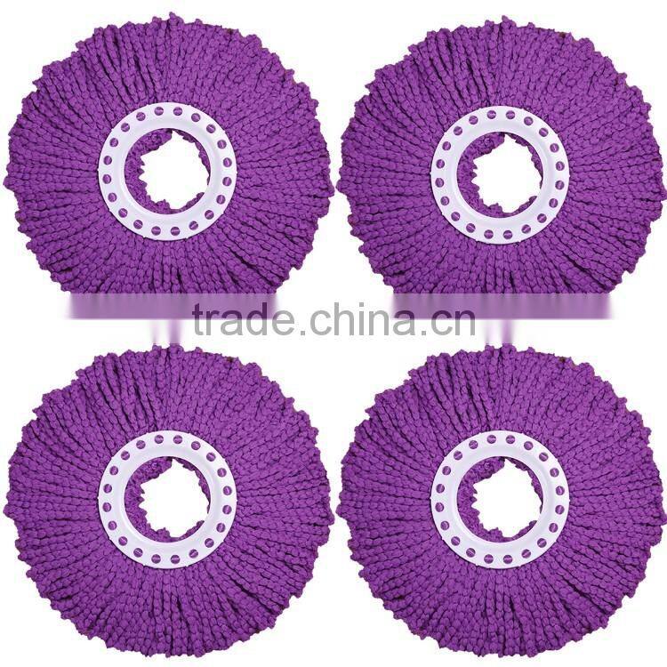 Telescopic Stainless Steel Rolling Magic Spin Mop plus Bucket 2 Replace Mop Heads