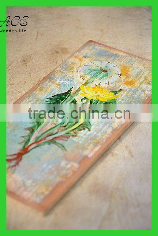 Custom wood painted UV printing on wood Digital print on wood