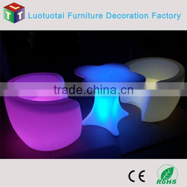 illuminated commercial led furniture /led bar sofa chair