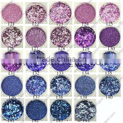 glitter powder/ gold and silver powder/ Silver glitter powder