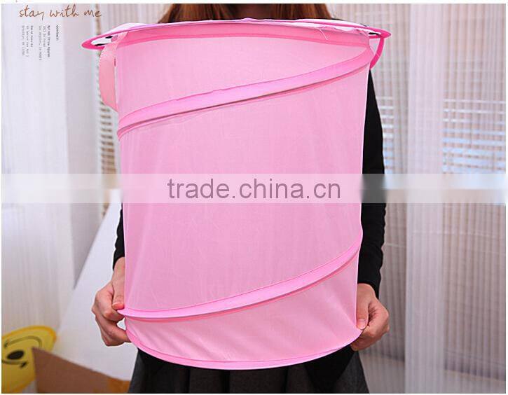 lovely cartoon print folding pop up laundry hamper collapsible laundry basket foldable storage basket