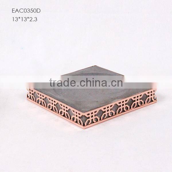 New design hot sale concrete china bathroom accessories and wholesale cheap metal holder christmas bathroom acceesories