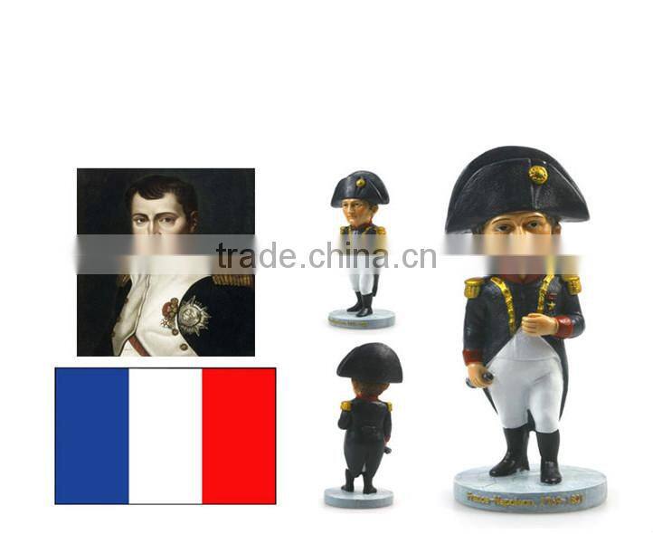 Resin Napoleon figurine resin famous people statue