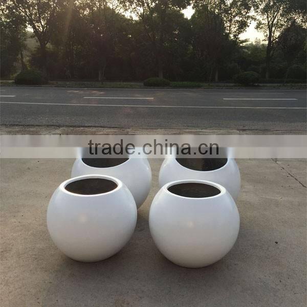 FO-299 Oval stylish fiberglass planter