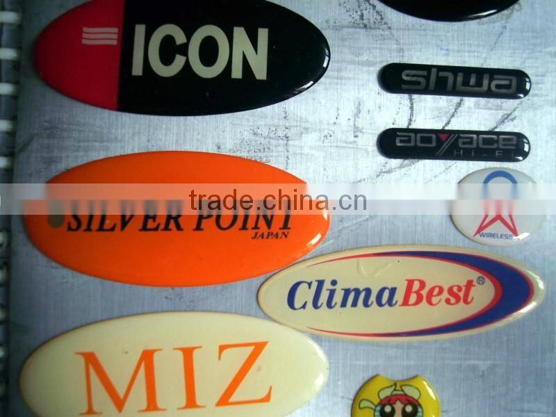 Custom Design 3D Domed Labels