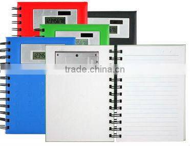 Hot sell notebook with calculator cover