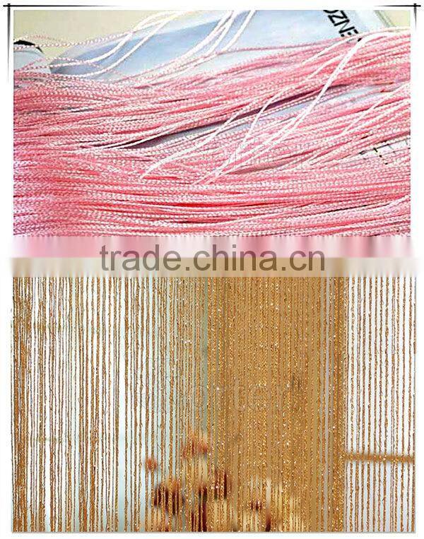 Soft Line Shade Fringe String Line Curtain For Window Treatment