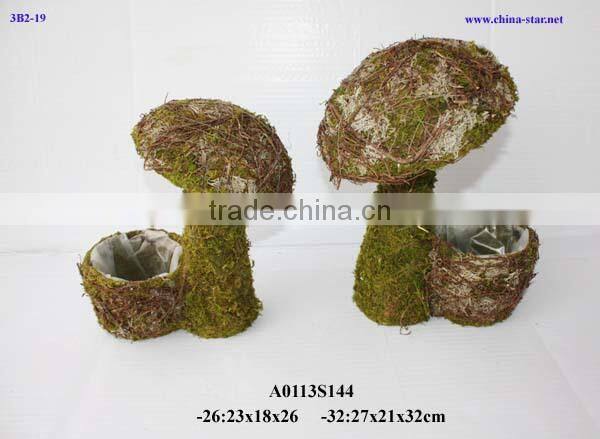 natural garden planter basket