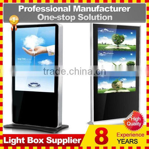 outdoor aluminium or steel frame led display light box