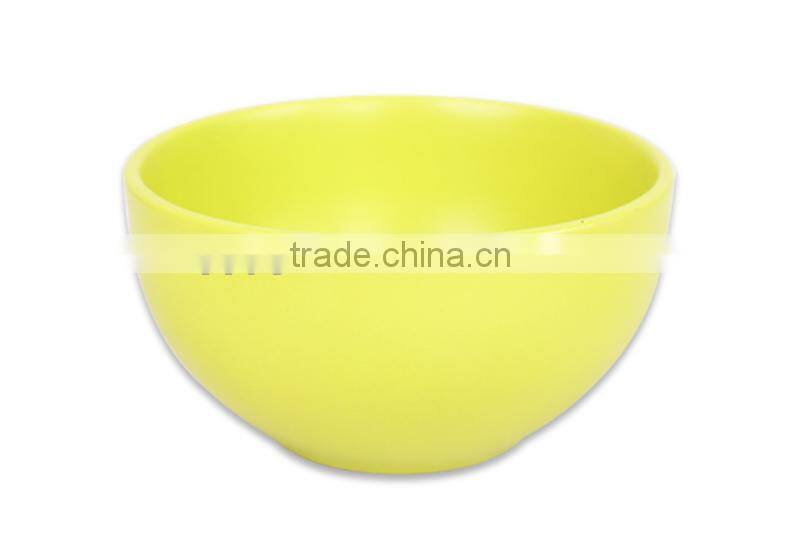 ceramic green matt glaze rice bowl