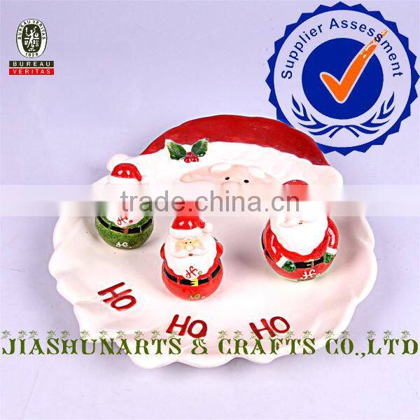 Ceramic Christmas Plate Decoration