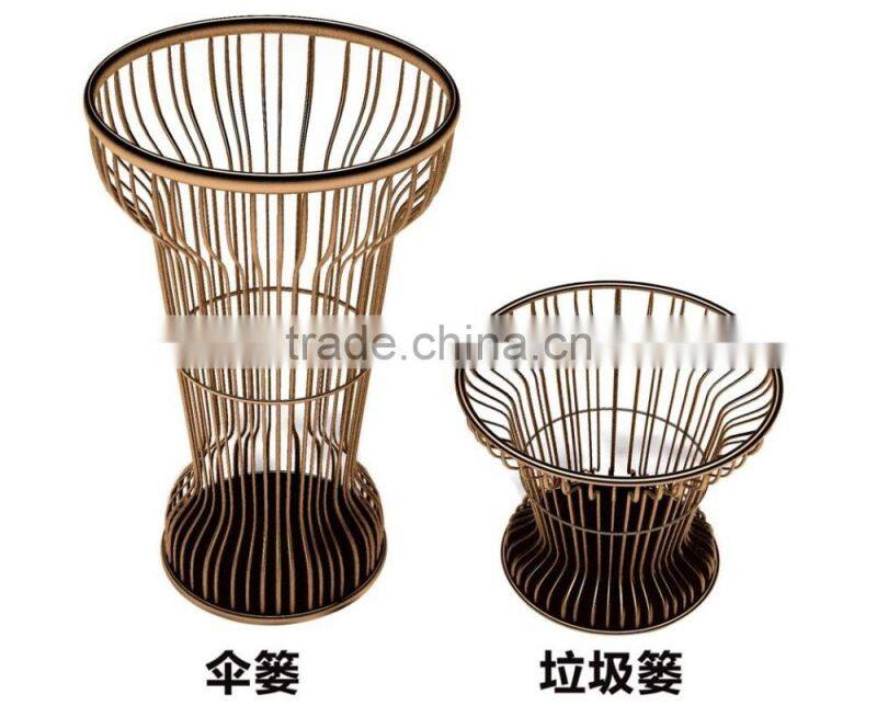 Hot selling Multifunction metal unbrella stand & trash can